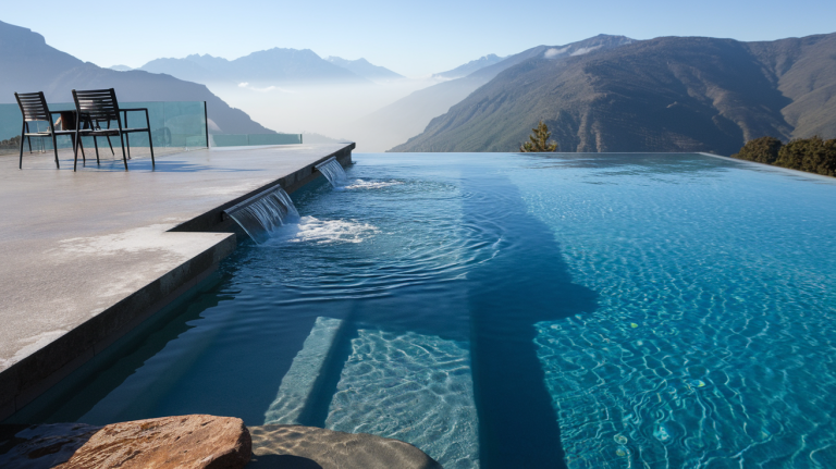Infinity edge pools