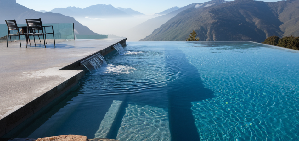 Infinity edge pools